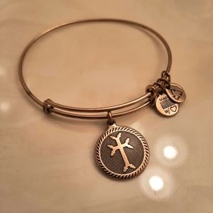 RARE Alex and Ani Armenian Cross Bracelet